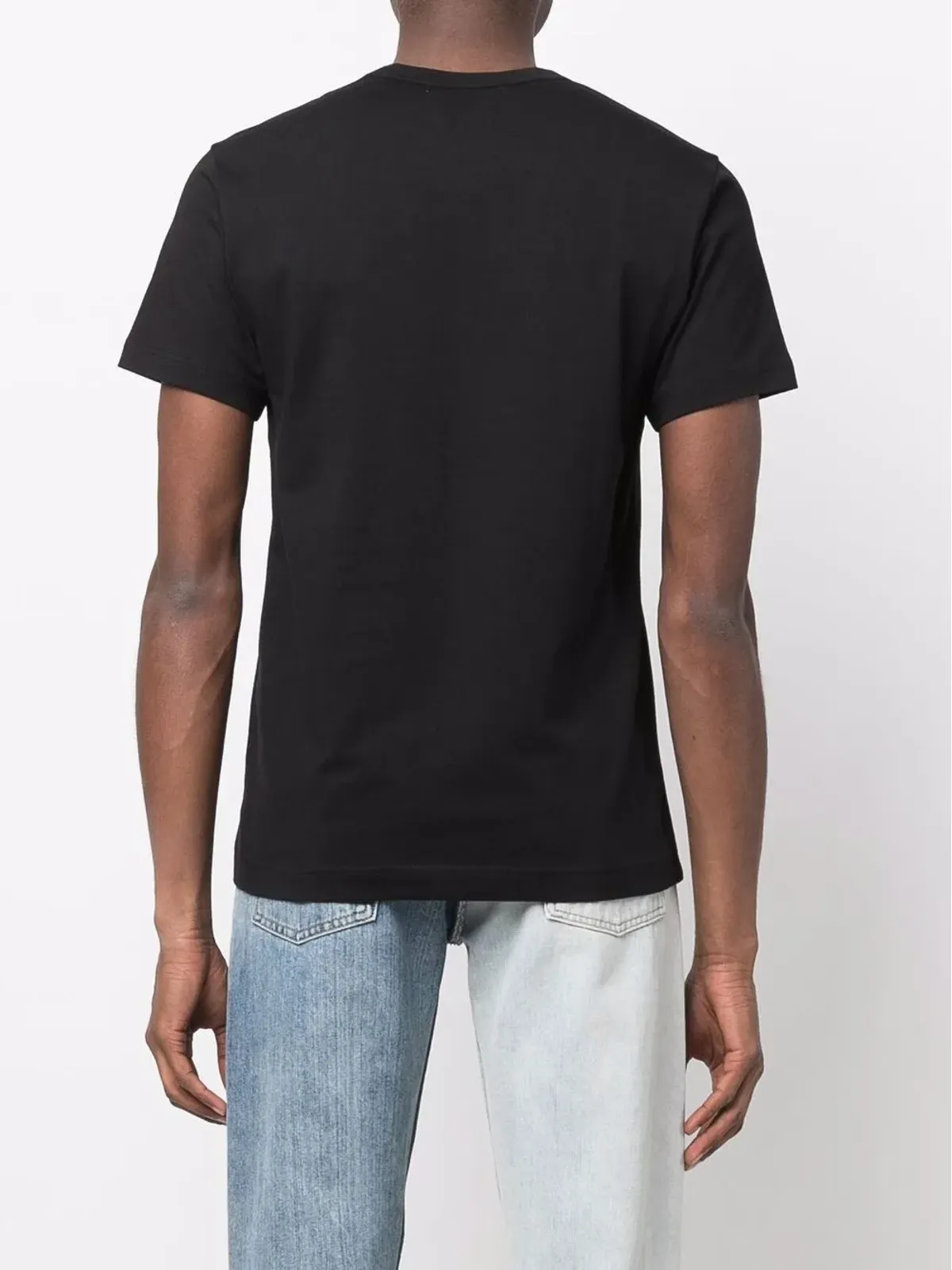 Comme Des Garçons Shirt ロゴプリント半袖Tシャツ - ブラック - 画像4