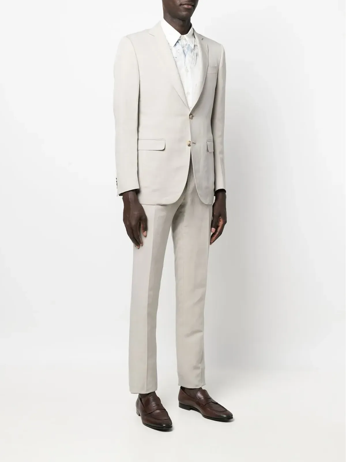 Canali シングルブレスト2ピーススーツ - 画像3