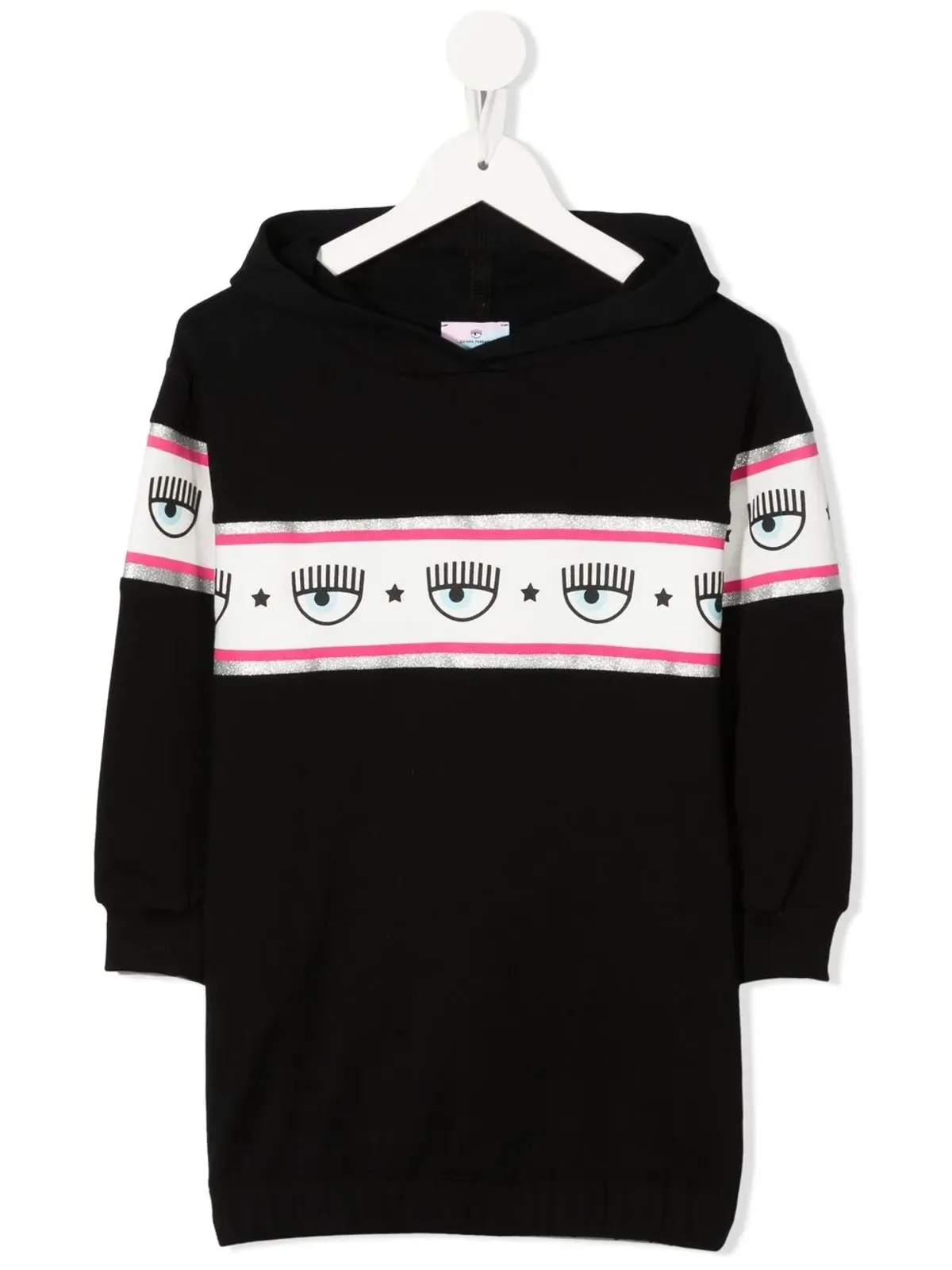 Chiara Ferragni Kids ロゴプリント フーディードレス - 画像1