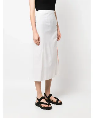 Yohji Yamamoto Pre-Owned ロゴテープ入りミディスカート - サムネイル3