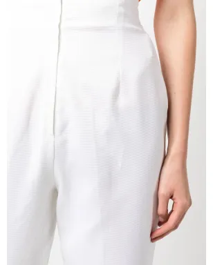 Versace Pre-Owned 2000s high-waisted straight-legged trousers - White - サムネイル5