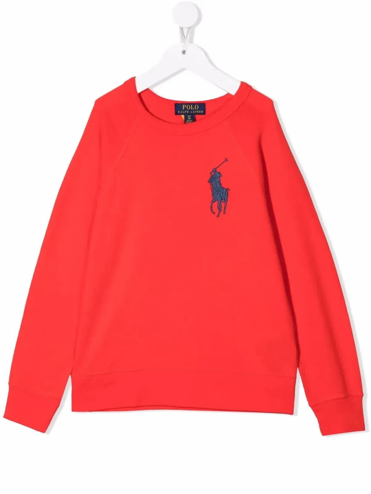 POLO RALPH LAUREN KIDS ロゴパッチ付きクルーネックスウェットシャツ - 画像1