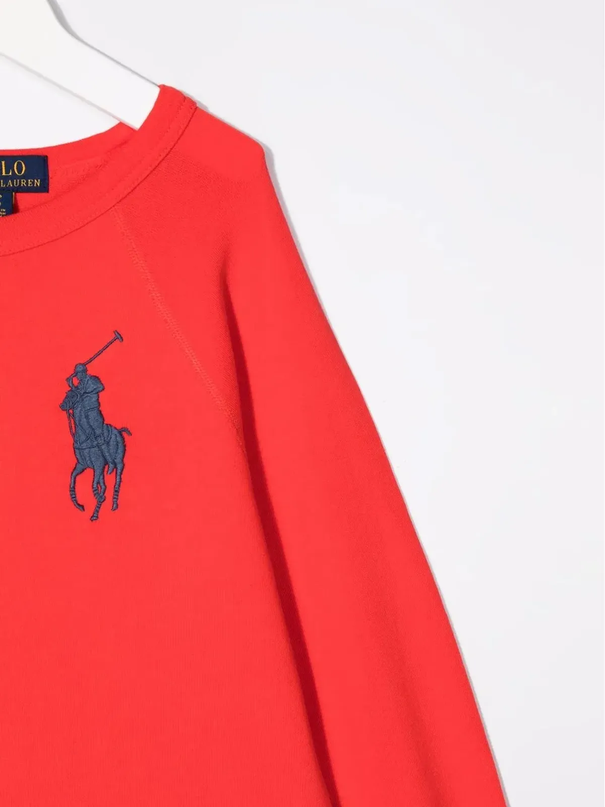 POLO RALPH LAUREN KIDS ロゴパッチ付きクルーネックスウェットシャツ - 画像3