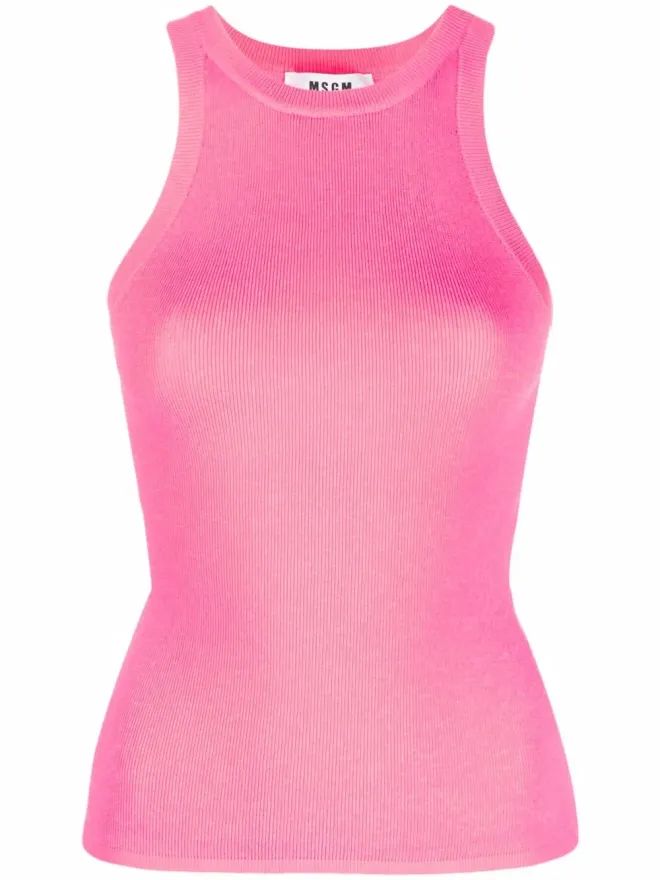 MSGM MSGM リブ編み ノースリーブトップの商品画像