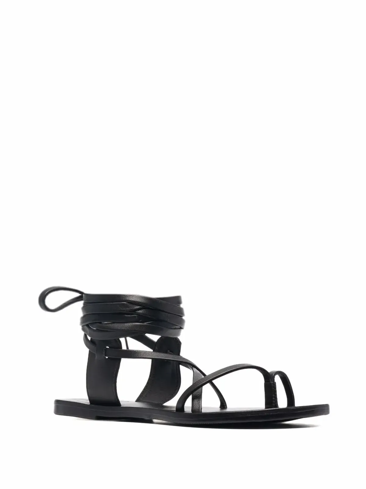Manebi St. Tropez leather sandals - Black - 画像2