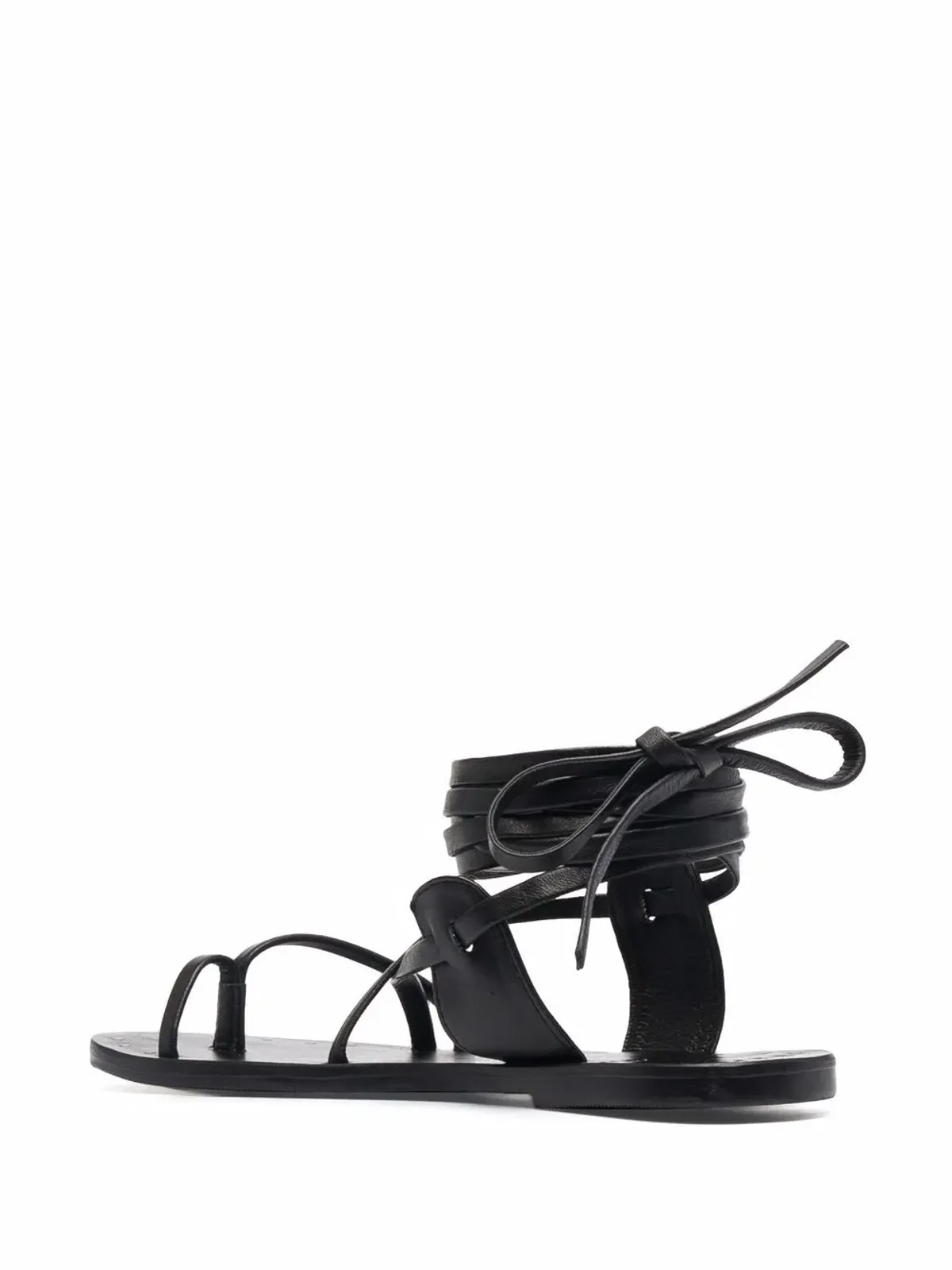 Manebi St. Tropez leather sandals - Black - 画像3