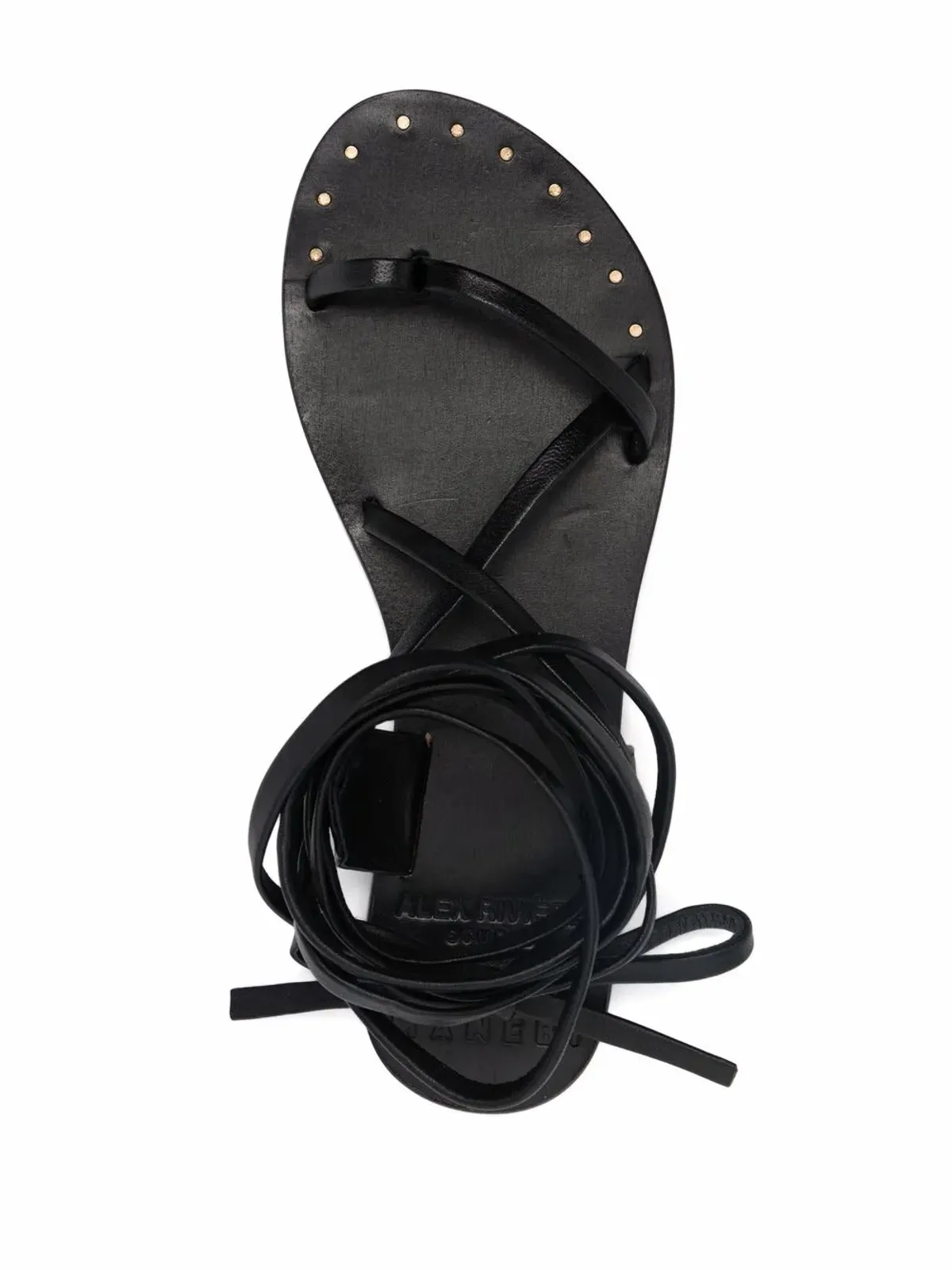 Manebi St. Tropez leather sandals - Black - 画像4