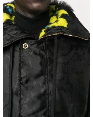Versace バロック柄シアリングライニングジャケット - サムネイル5