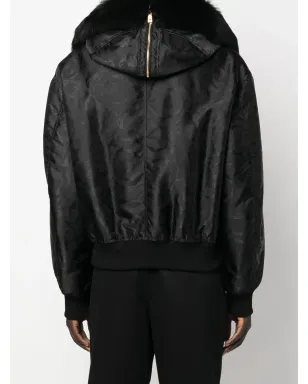 Versace バロック柄シアリングライニングジャケット - サムネイル4