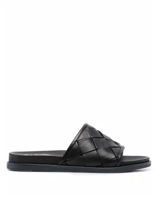 Casadei 編み込みレザーサンダル - サムネイル1