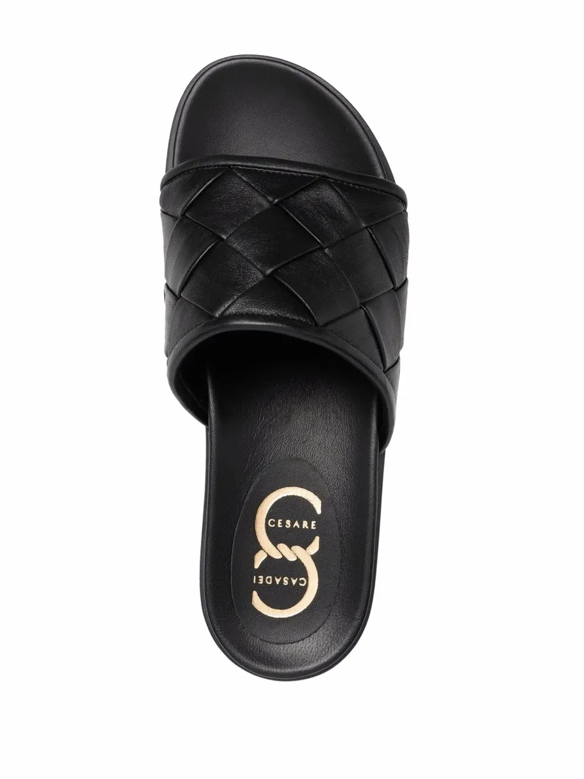 Casadei 編み込みレザーサンダル - 画像4