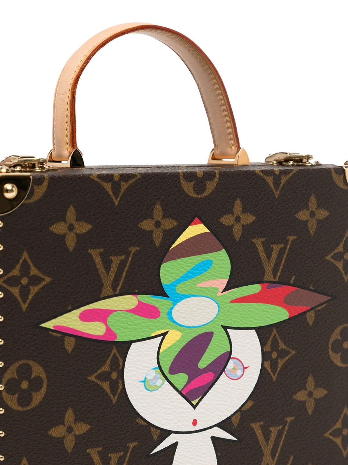 Louis Vuitton Pre-Owned x Takashi Murakami 2003 ジュエリーケースバッグ - 画像4