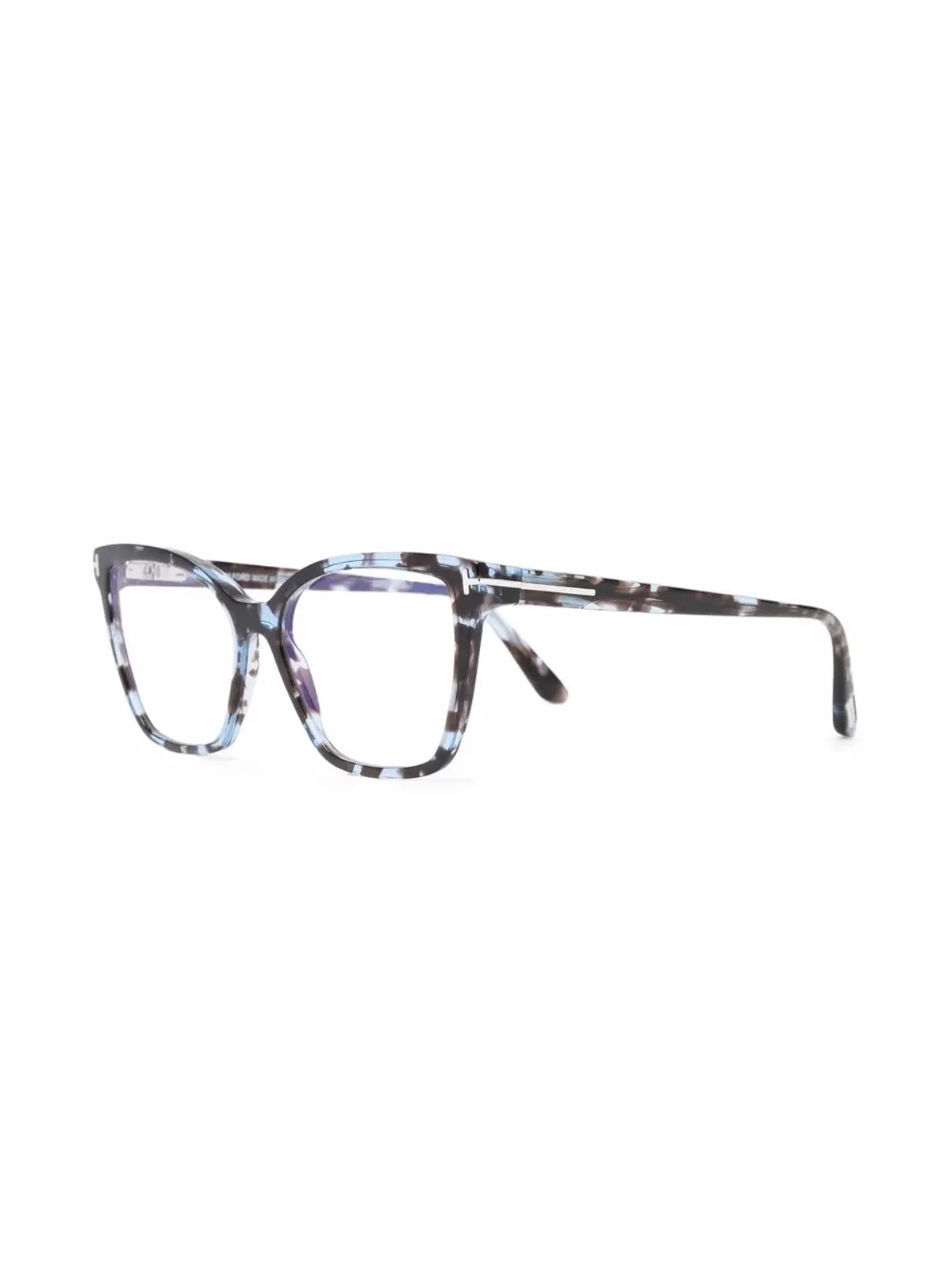 TOM FORD Eyewear べっ甲風キャットアイ眼鏡 - 画像2