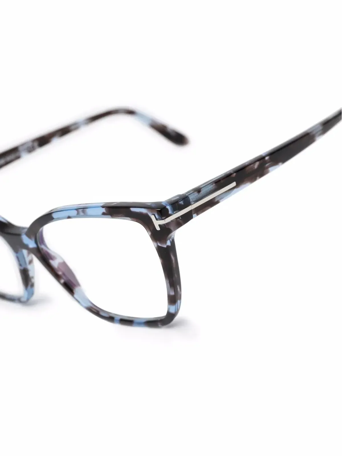 TOM FORD Eyewear べっ甲風キャットアイ眼鏡 - 画像3