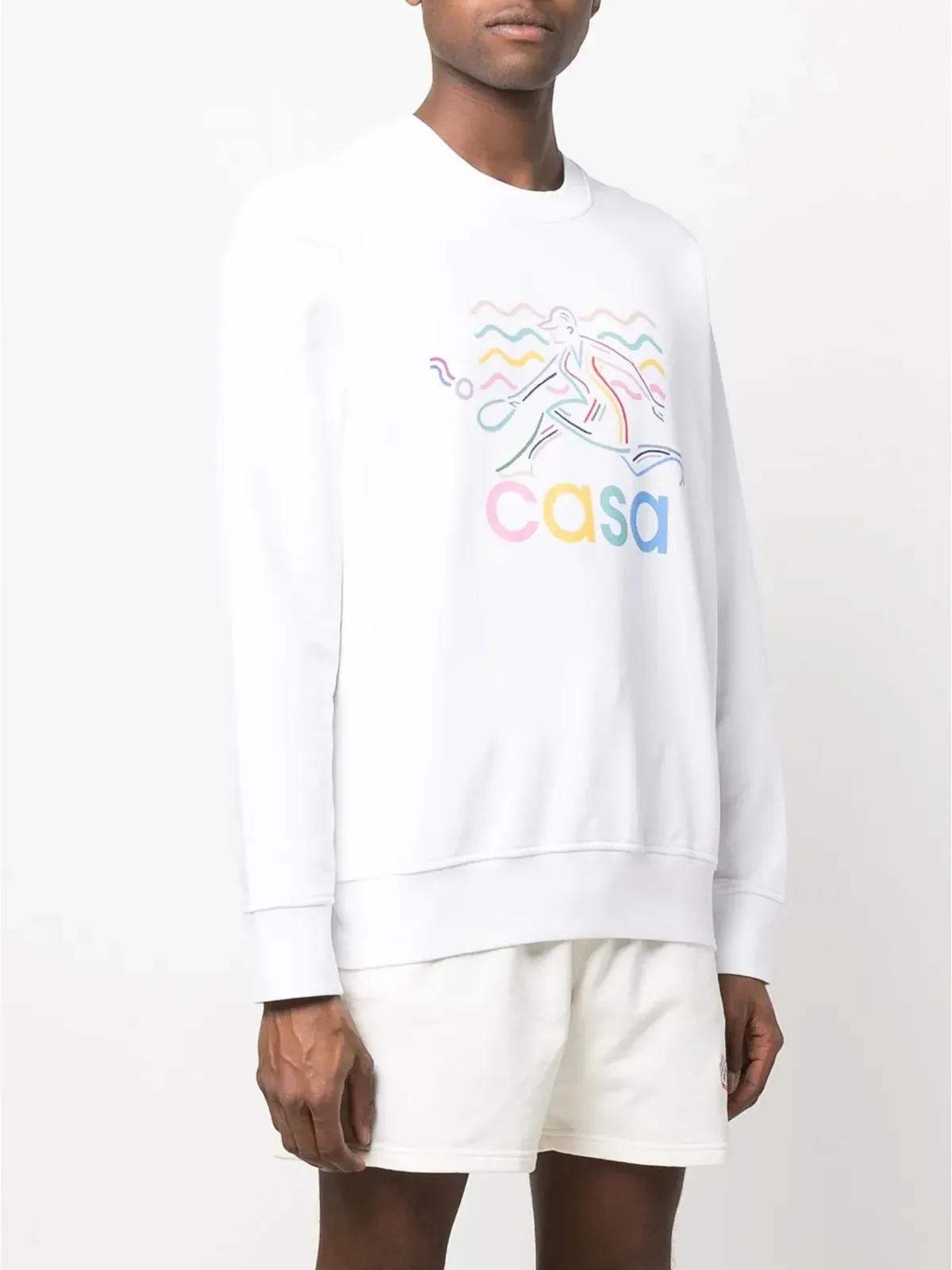 Casablanca ロゴプリント オーガニックコットン スウェットシャツ - 画像3