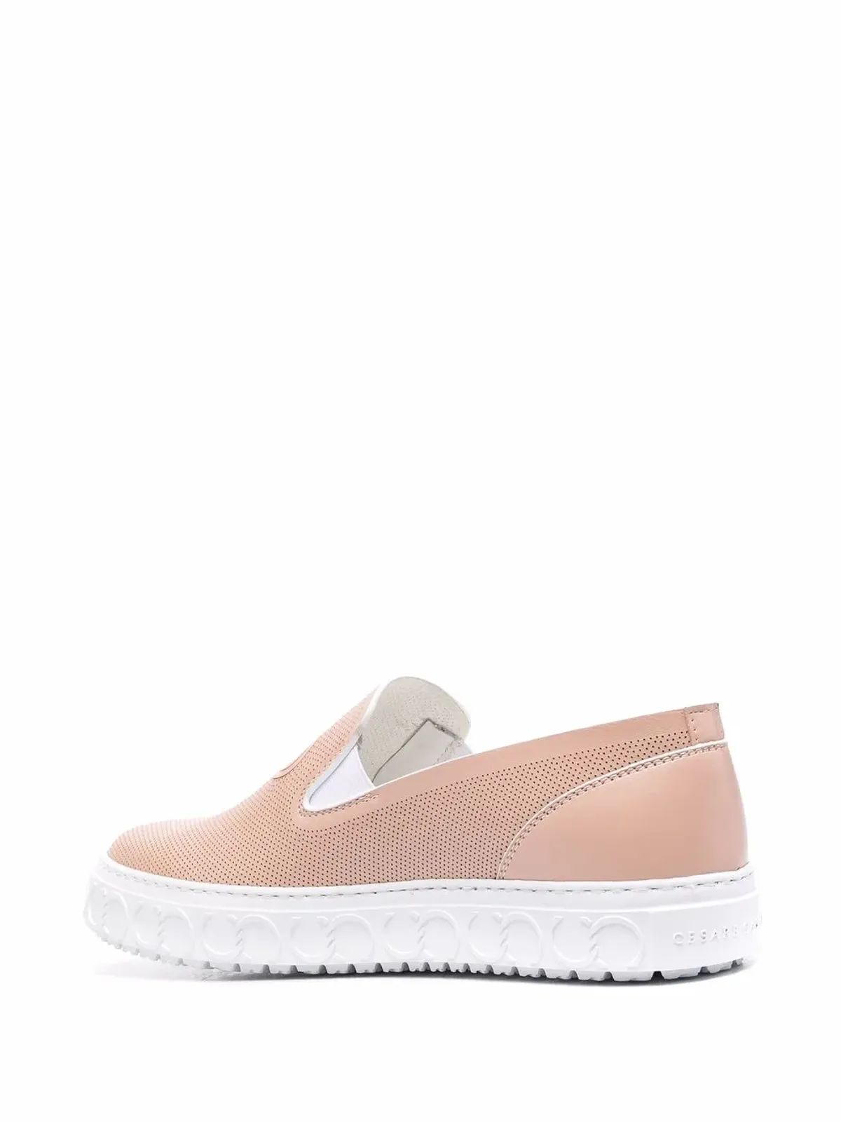 Casadei エンボスロゴ スリップオン スニーカー - 画像3