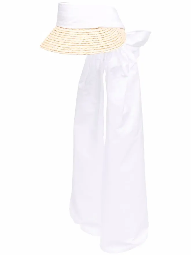 RED Valentino RED Valentino ボウディテールのストロー・バイザーの商品画像