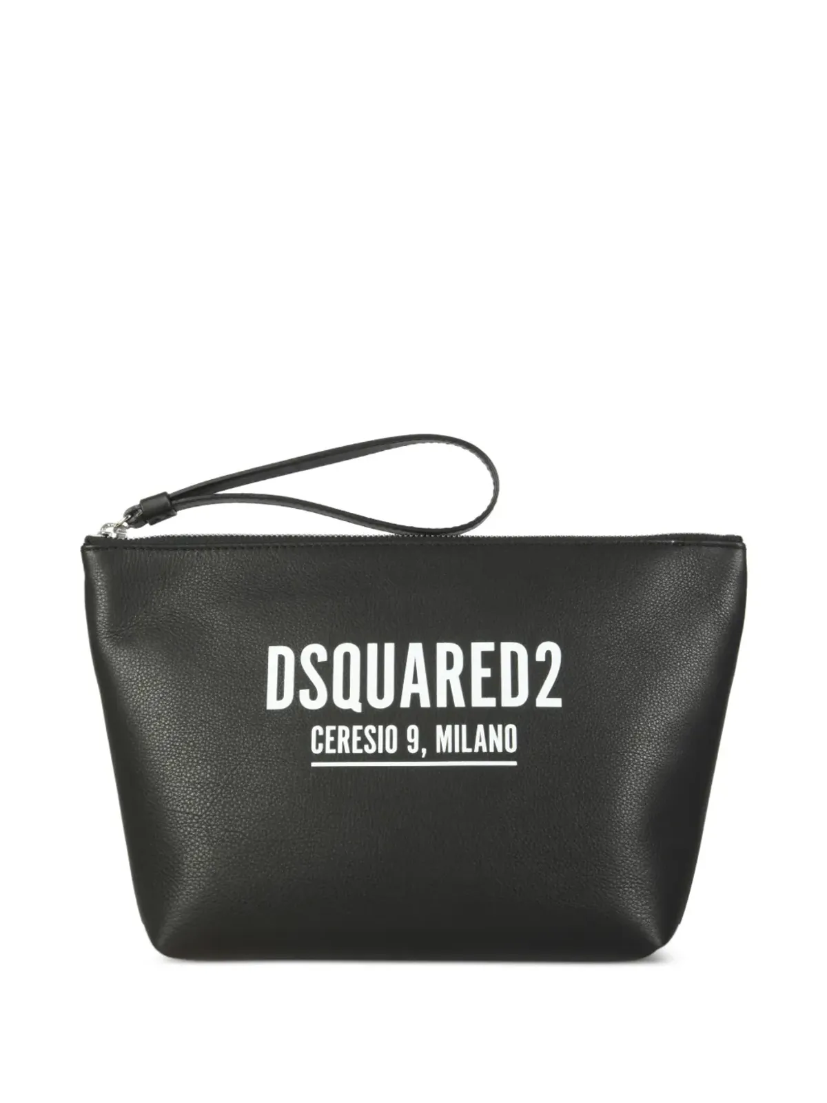 DSQUARED2 ロゴ ZIP クラッチバッグ - ブラック - 画像1