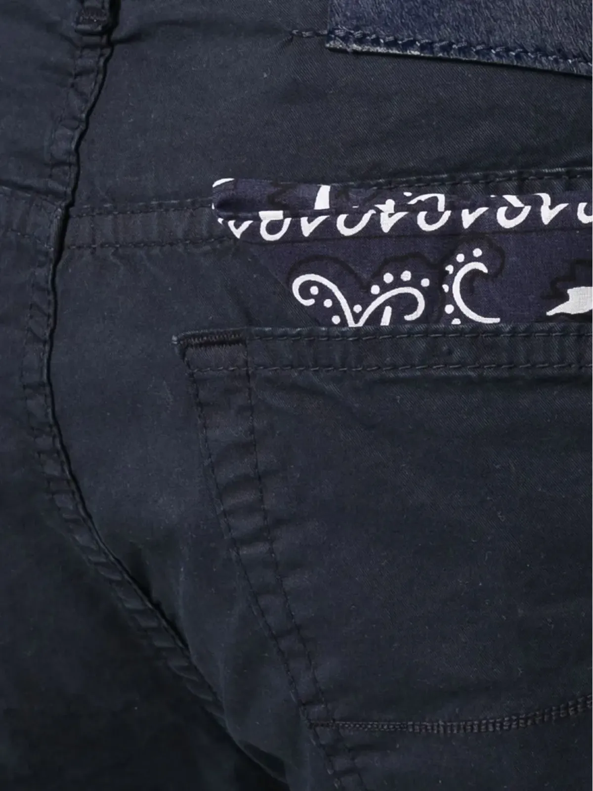 Jacob Cohën Scar-detail ファイブポケット ストレートレッグ トラウザー ブルー - 画像5