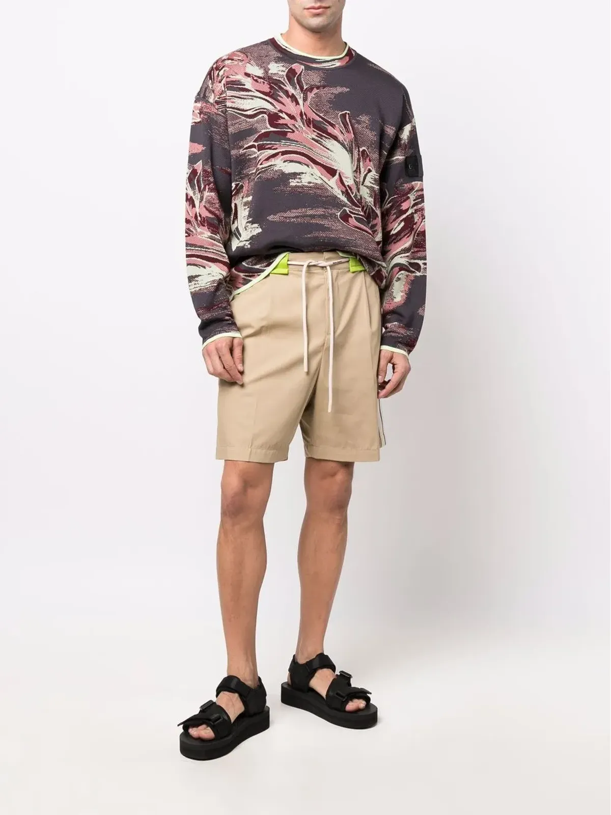 Palm Angels ドローコード付きテーラードショーツ - 画像2