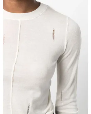 AMIRI ダメージ加工カシミアセーター - サムネイル5