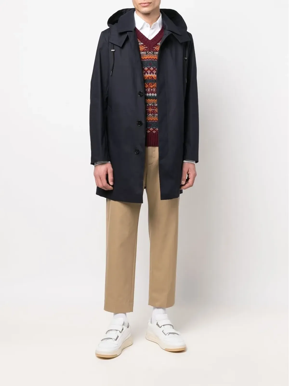 Mackintosh CAMBRIDGE HOOD コットンコート ブルー - 画像2
