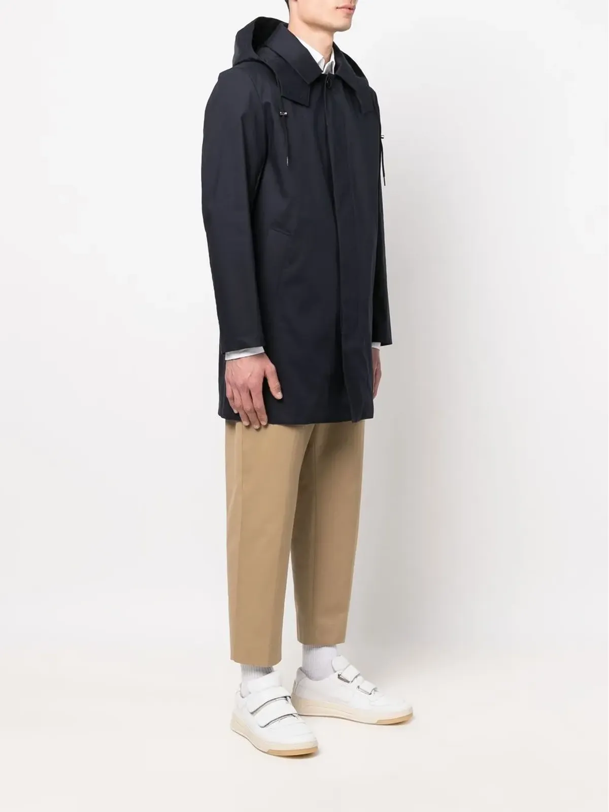 Mackintosh CAMBRIDGE HOOD コットンコート ブルー - 画像3