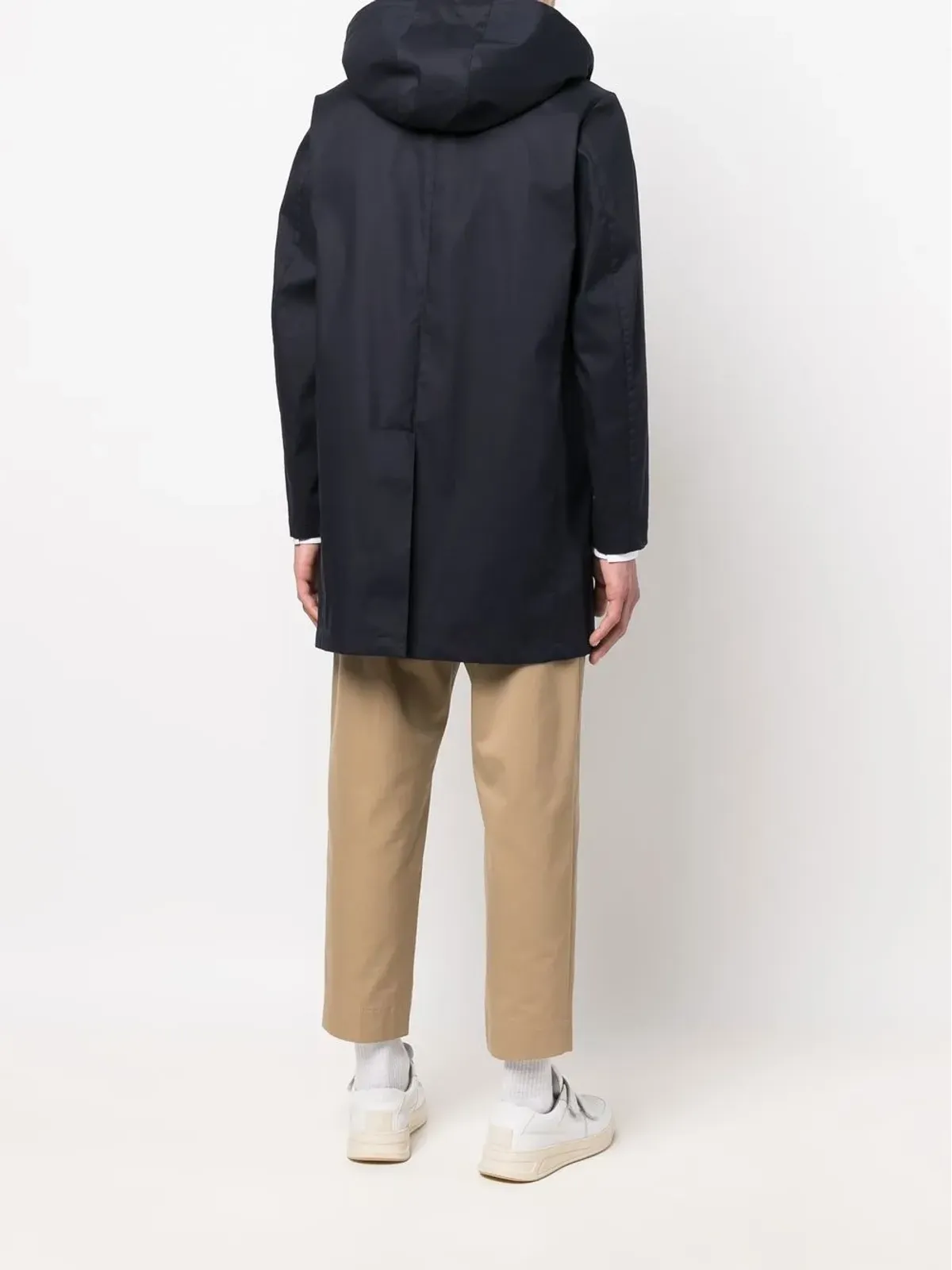 Mackintosh CAMBRIDGE HOOD コットンコート ブルー - 画像4