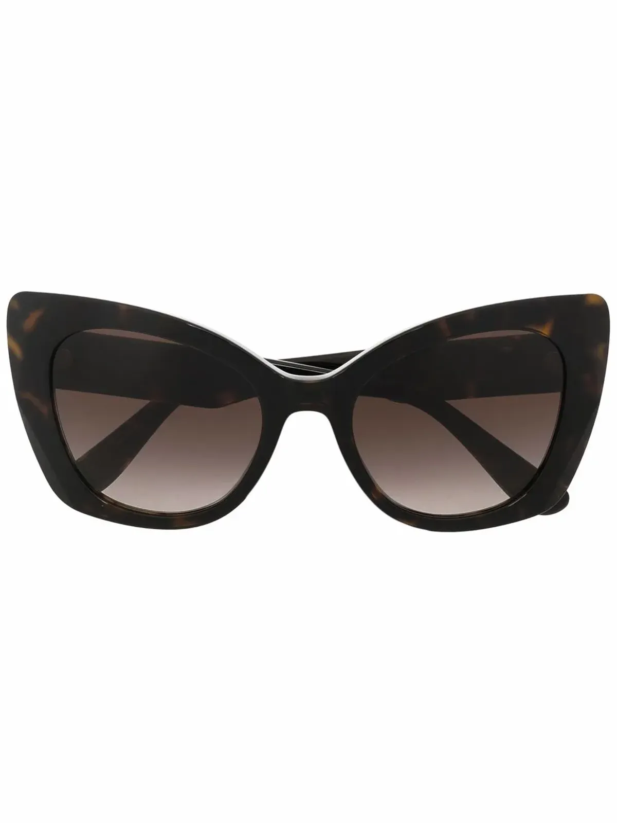Dolce & Gabbana Eyewear ロゴ入りキャットアイサングラス - ブラック - 画像1