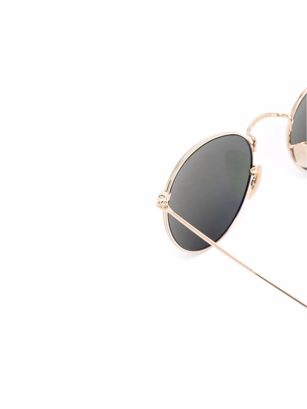 Ray-Ban ラウンドフレーム メタル サングラス - 画像3