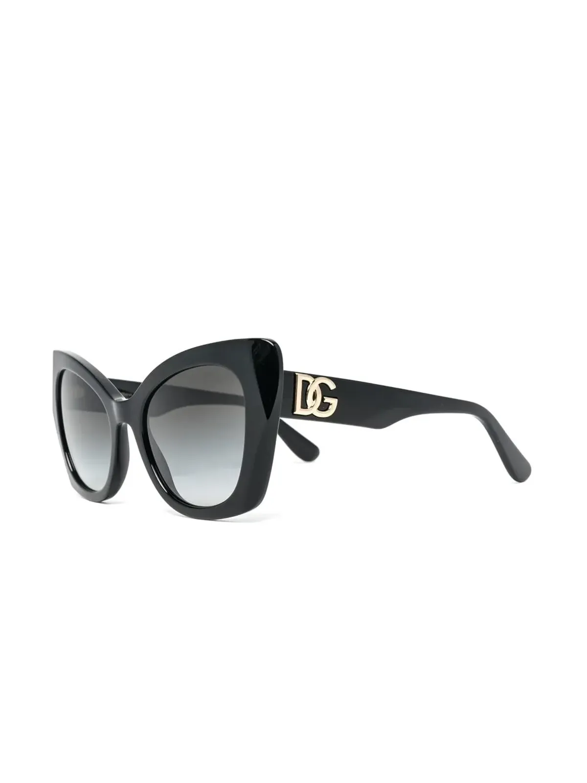 Dolce & Gabbana Eyewear キャットアイフレーム サングラス - ブラック - 画像2
