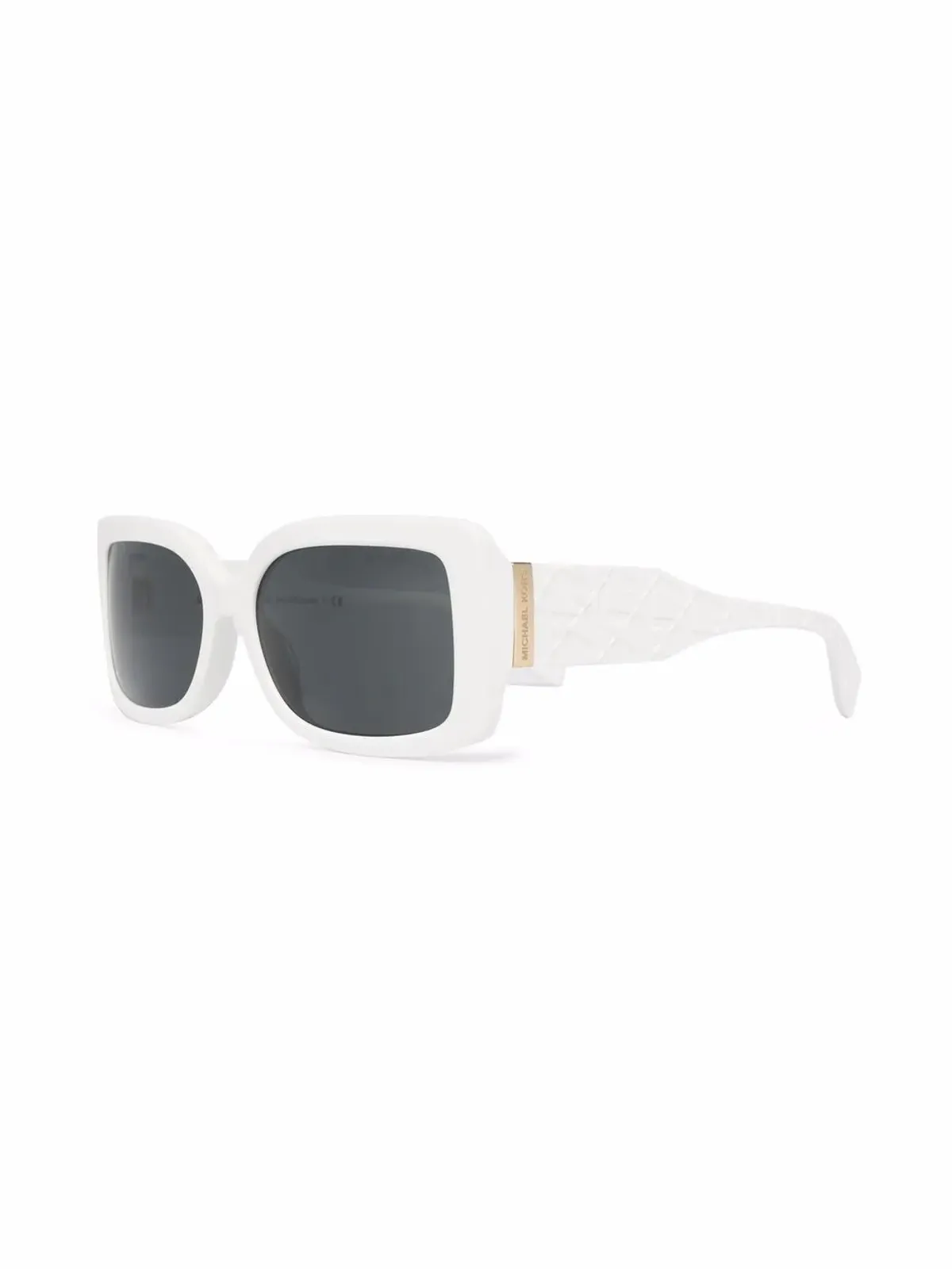 Michael Kors Corfu 長方形フレーム サングラス - White - 画像2