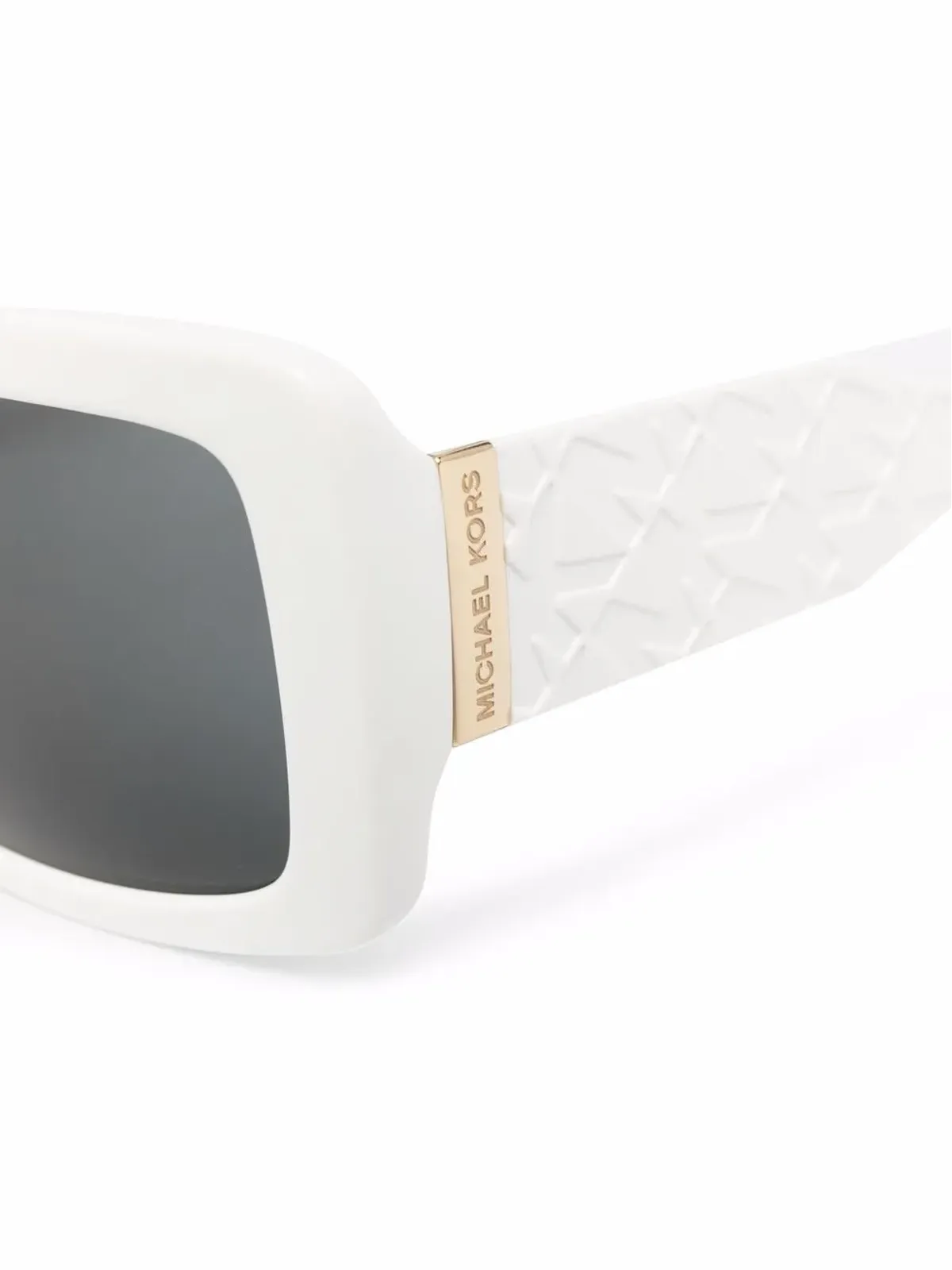 Michael Kors Corfu 長方形フレーム サングラス - White - 画像3
