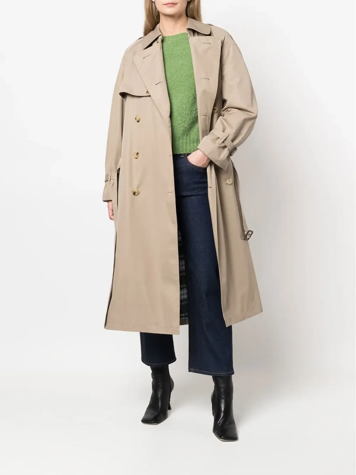 Mackintosh JAMIE gabardine-weave trench coat - 画像2