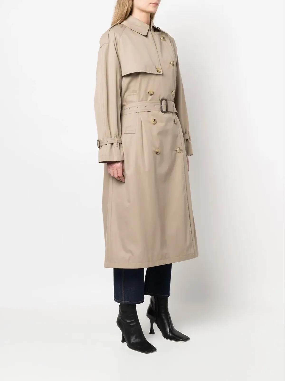 Mackintosh JAMIE gabardine-weave trench coat - 画像3