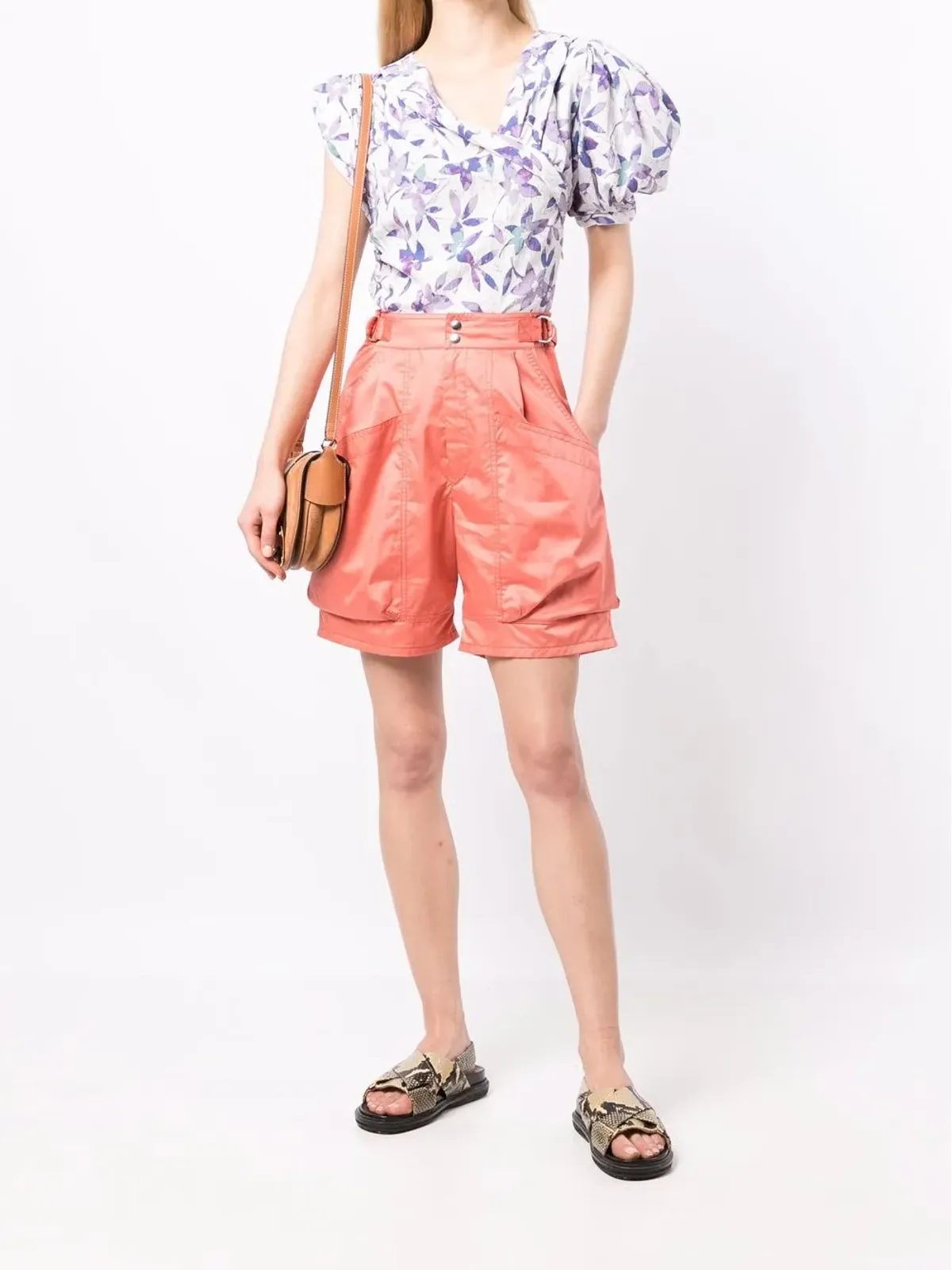 ISABEL MARANT Madinea 花柄プリント ブラウス - 画像2