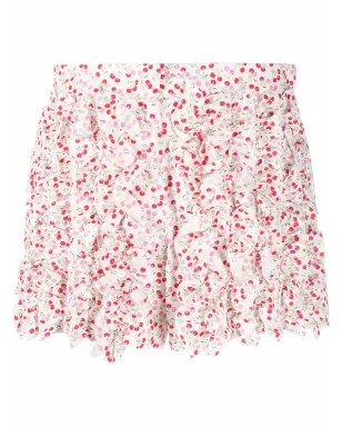 MSGM チェリープリントのフリルミニショーツ - サムネイル1