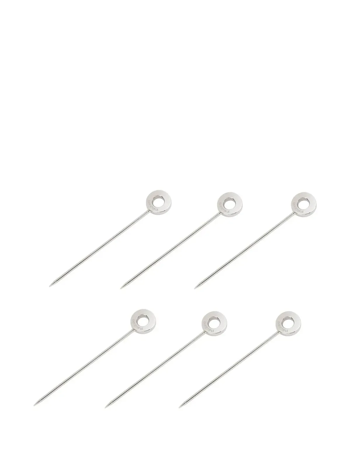 Christofle Oh カクテルピックセット（6本入り）- シルバー - 画像3