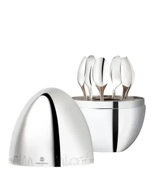 Christofle Mood Skyline Japan espresso spoons - Silver - サムネイル1