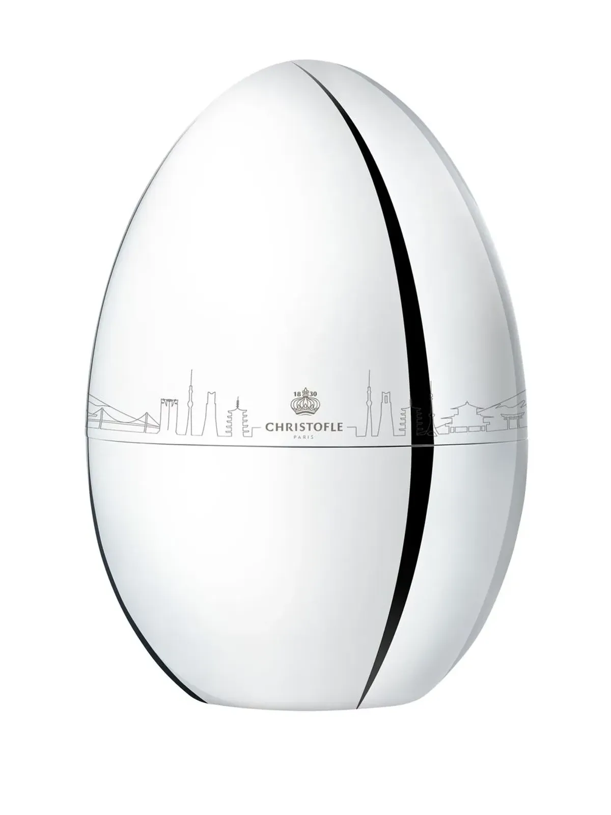 Christofle Mood Skyline Japan espresso spoons - Silver - 画像2