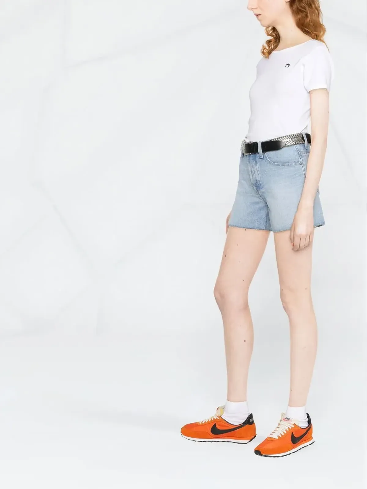 7 For All Mankind 生切りっぱなしヘムショーツ - 画像3