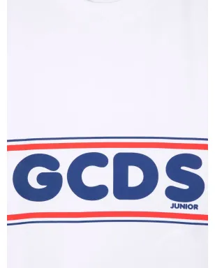 Gcds Kids ロゴプリント Tシャツ - White - サムネイル3