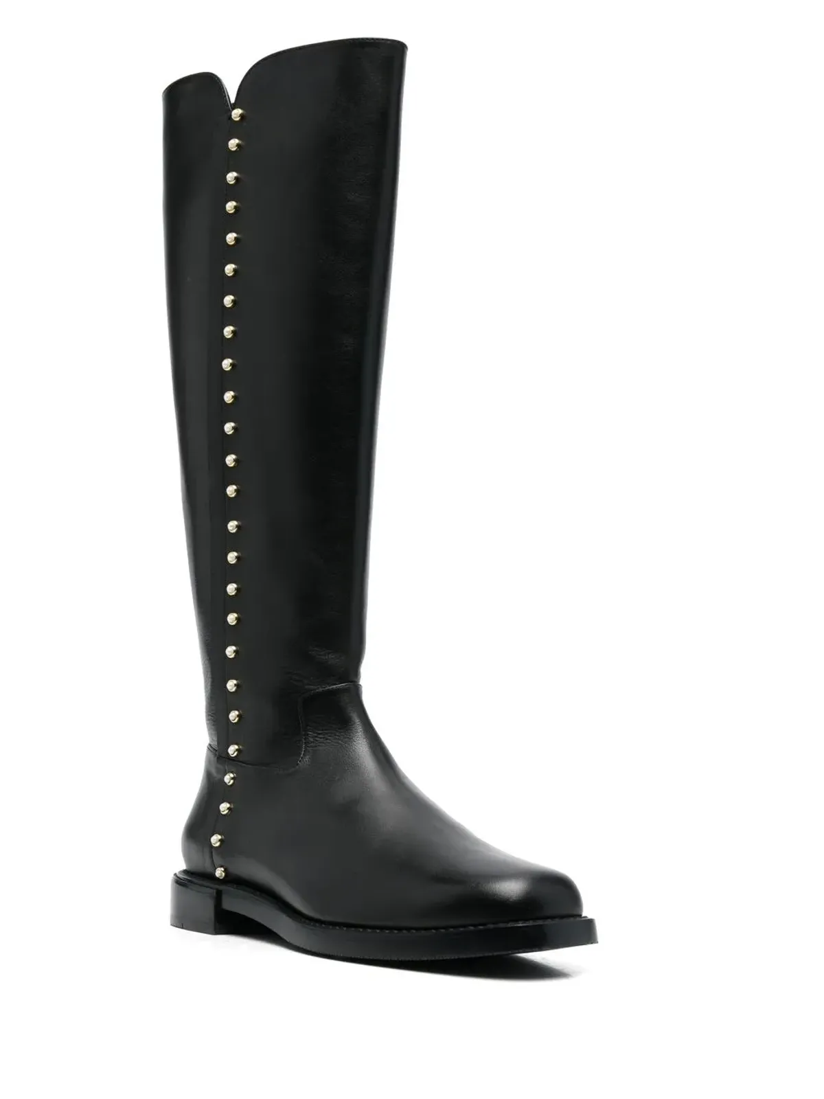 Stuart Weitzman パール装飾ディテール ブーツ - ブラック - 画像2