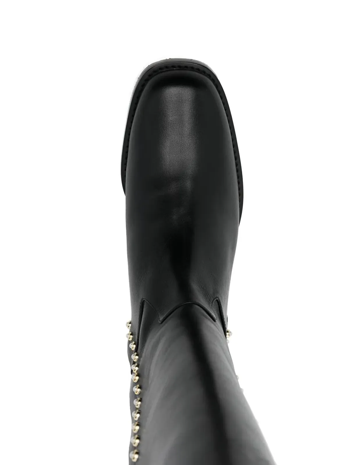 Stuart Weitzman パール装飾ディテール ブーツ - ブラック - 画像4