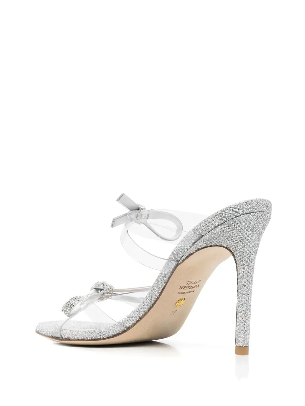 Stuart Weitzman エンベリッシュドボウディテールサンダル - 画像3