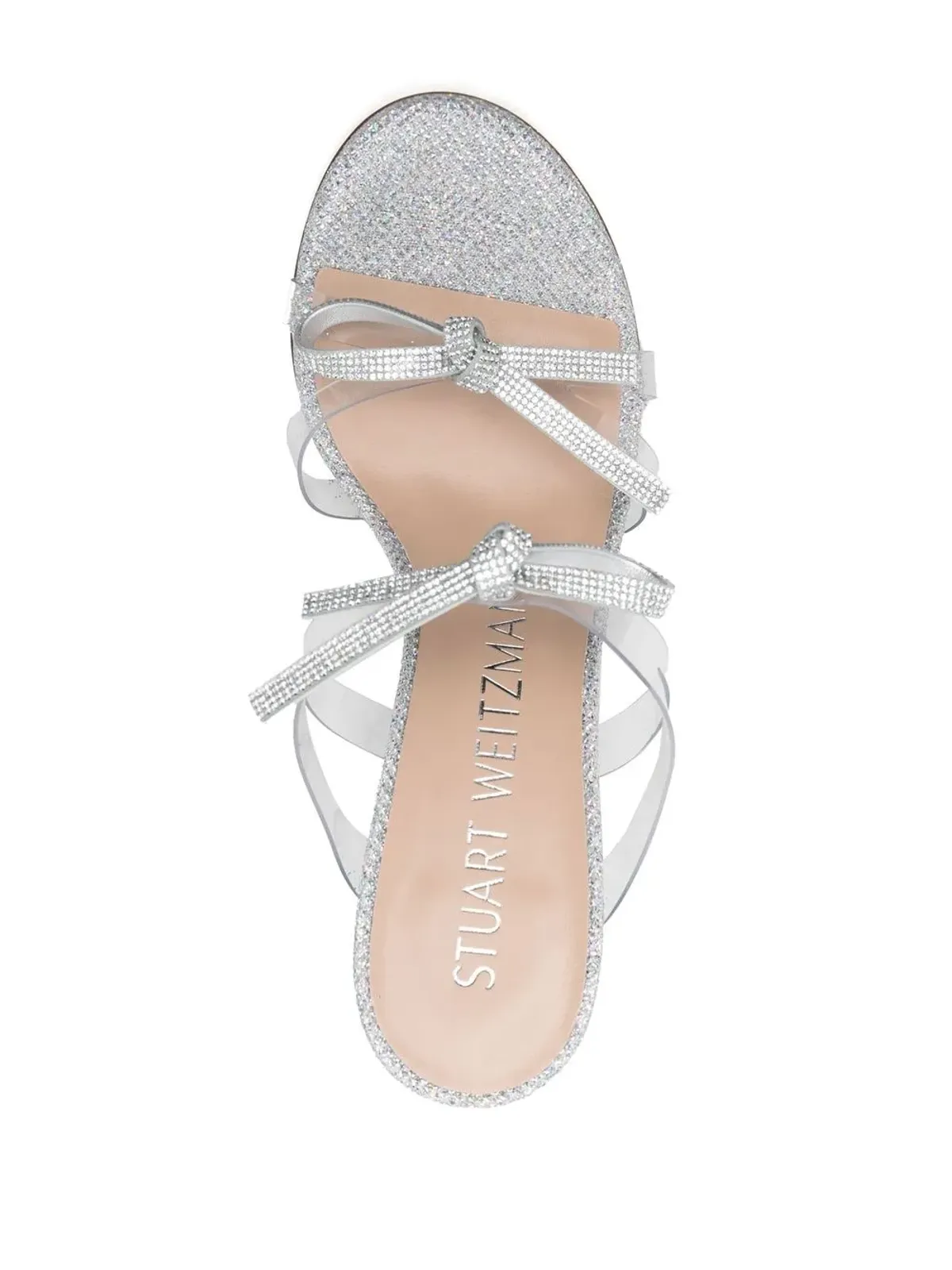 Stuart Weitzman エンベリッシュドボウディテールサンダル - 画像4