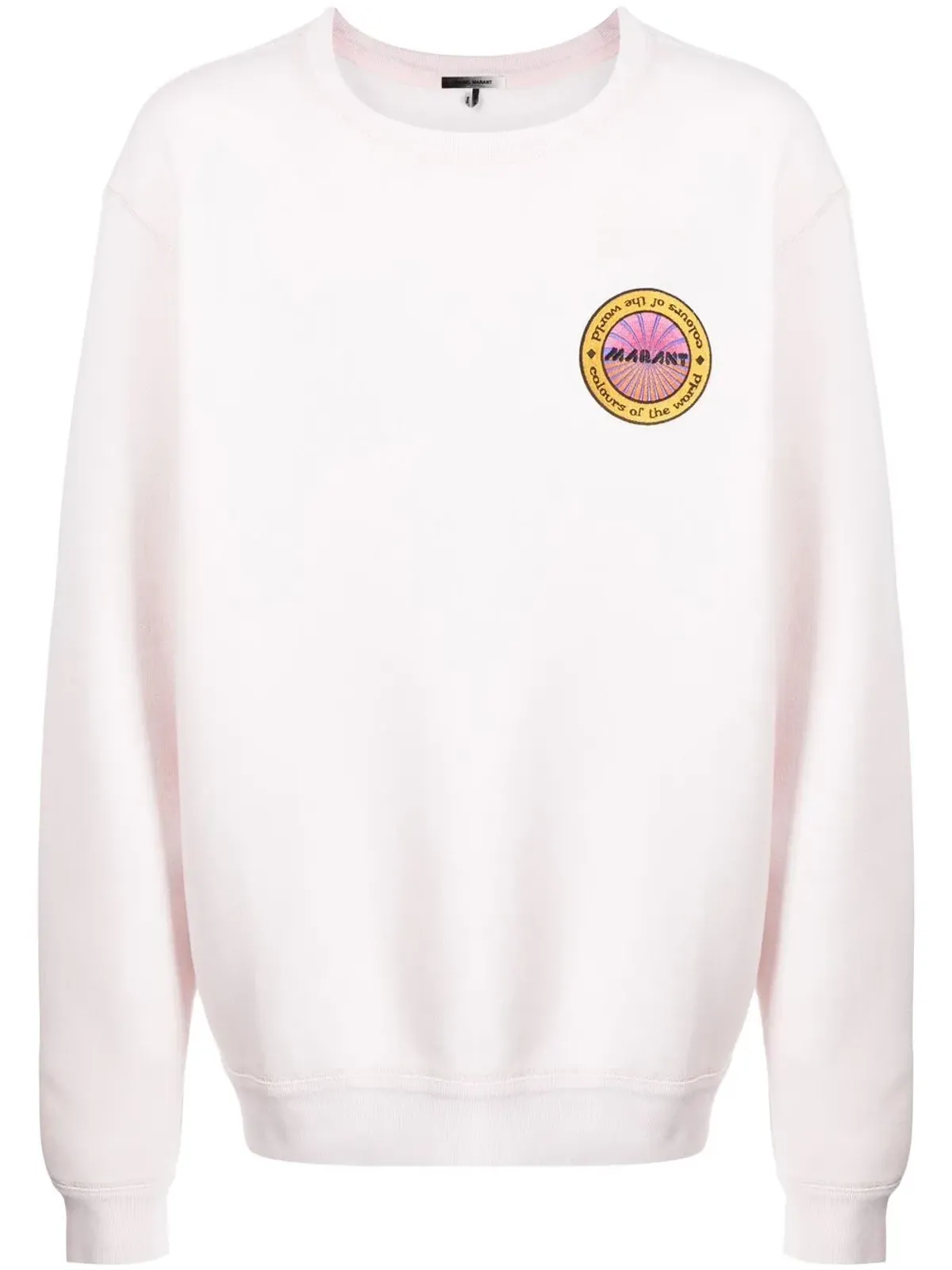 MARANT ロゴパッチ付きスウェットシャツ ピンク - 画像1