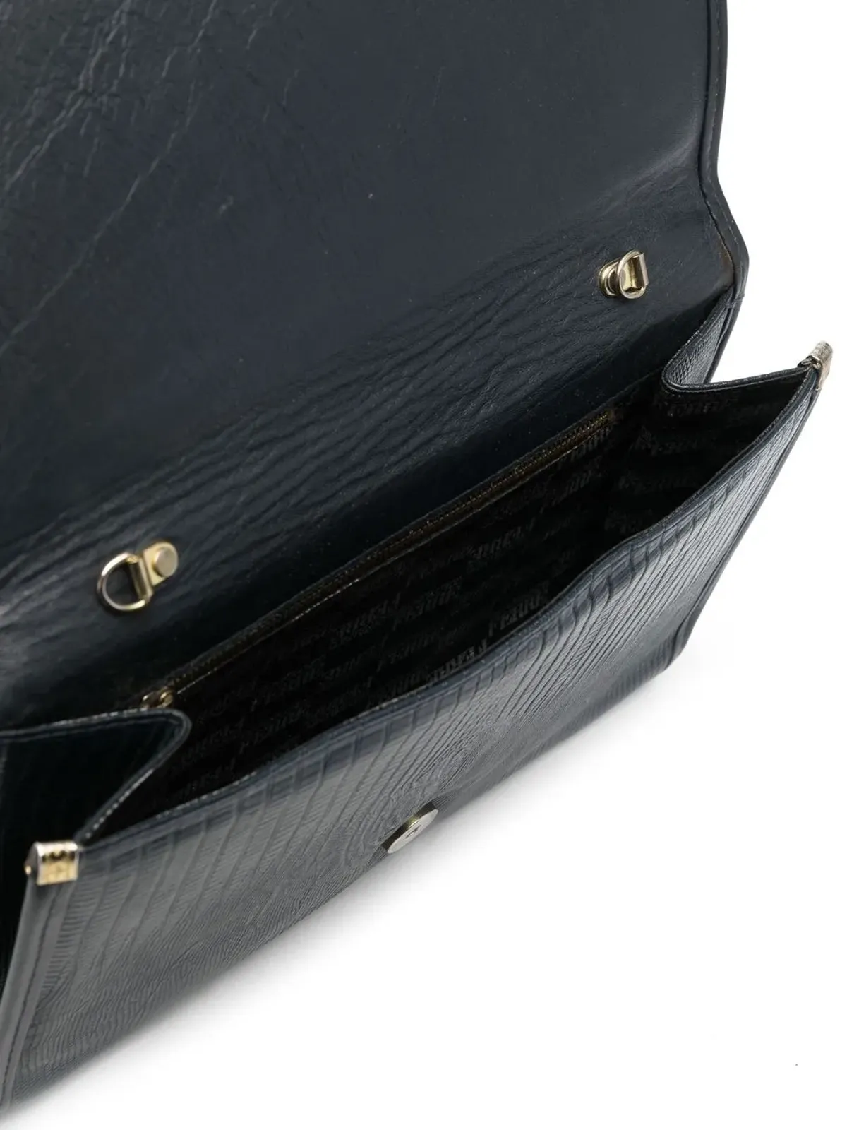 Gianfranco Ferré Pre-Owned 1990s デボスドロゴ クラッチバッグ - ブルー - 画像5