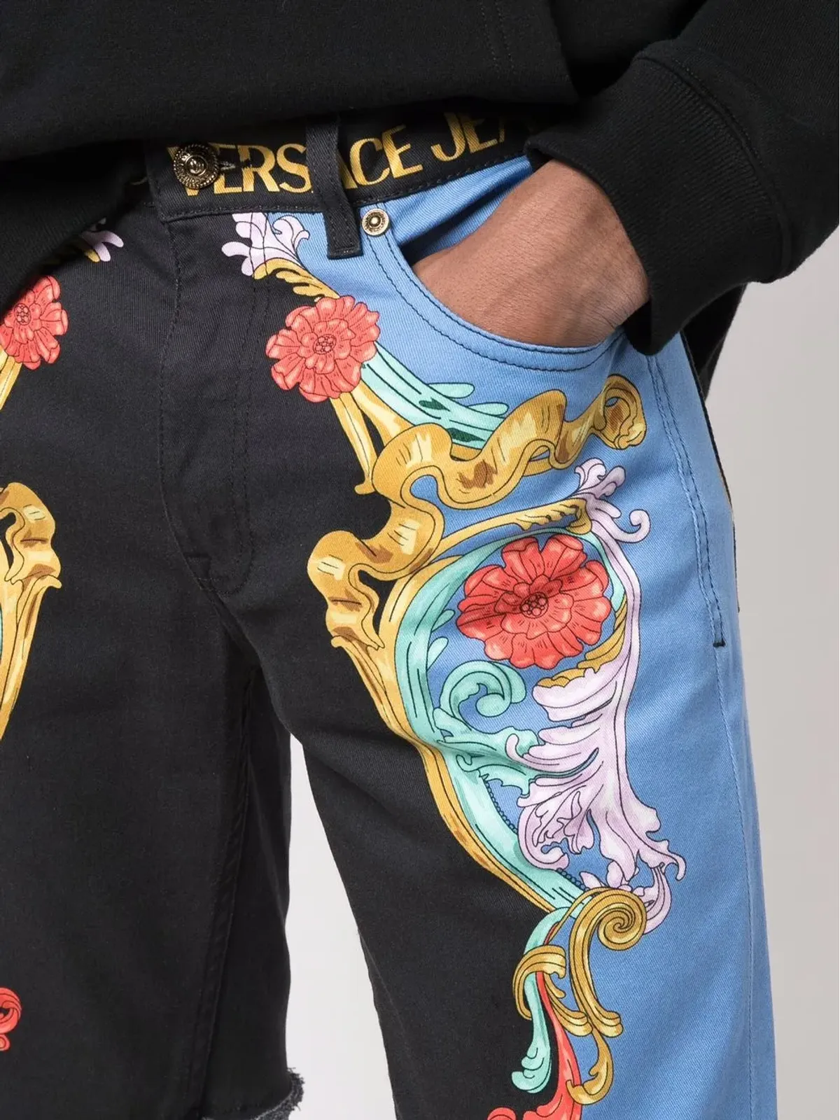 Versace Jeans Couture グラフィックプリントショートパンツ - 画像5