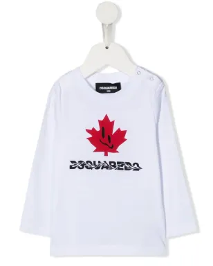 DSQUARED2 KIDS ロゴプリント長袖Tシャツ - サムネイル1